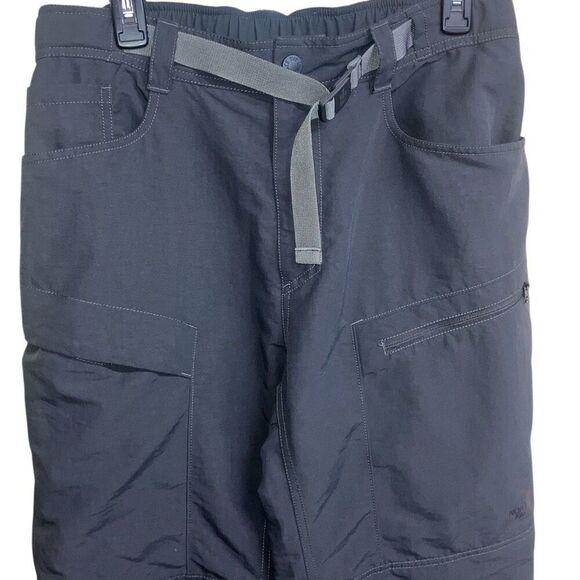 484. The north face charcoal convertible zip off hiking pants size medium - Picture 2 of 14